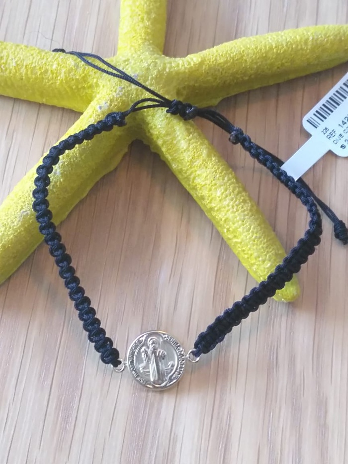 Pulsera san benito oro 18k